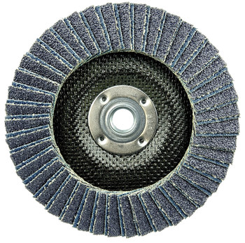 Weiler Tiger X Type 29/Angled Flap Disc 51241 - Ceramic/Alumina Zirconia - 6 in - 40 - Coarse