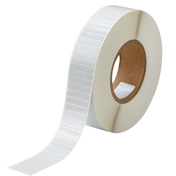Picture of Brady White Polyimide Thermal Transfer THT-44-457-10 Die-Cut Thermal Transfer Printer Label Roll (Main product image)