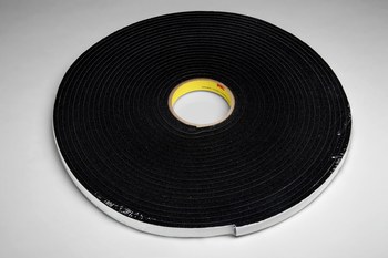 Sticky Back Tape, Black, 3/4 x 24 In.