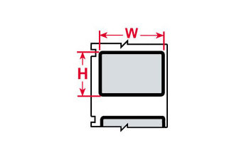 Picture of Brady Silver Polyester Thermal Transfer CL-111-969-BK Die-Cut Thermal Transfer Printer Label Roll (Main product image)