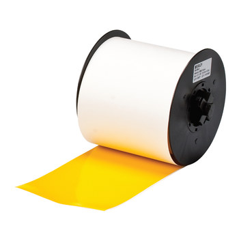Picture of Brady Yellow Indoor / Outdoor Vinyl Thermal Transfer 113191 Continuous Thermal Transfer Printer Label Roll (Main product image)