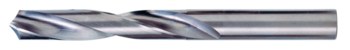 Bassett DR #15 Jobber Drill B53619 - Right Hand Cut - 4-Facet 118° Point - Bright Finish - 2.75 in Overall Length - 1.625 in Spiral Flute - Carbide - Straight Shank