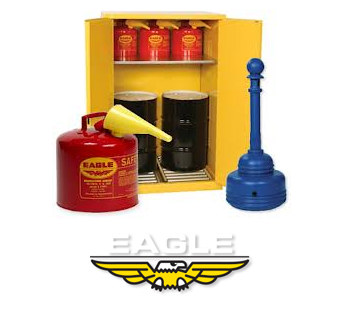 Picture of Eagle Blue Coated Steel 4 pt Safety Can (Main product image)