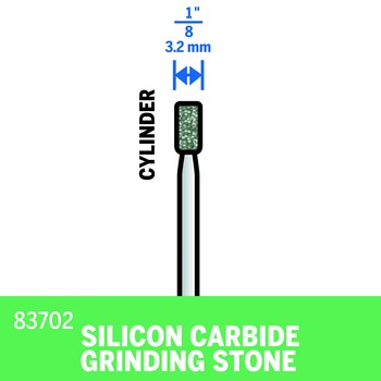 Dremel Silicon Carbide Abrasive Point - 1/8 in Diameter - 83702