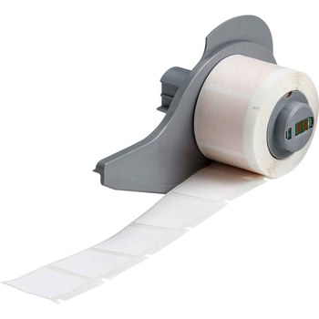 Picture of Brady UltraTemp White Polyimide Thermal Transfer M7-19-472 Flame-Retardant Wire & Cable Labels (Main product image)