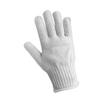 Global Glove String Knit White Cotton/Polyester Work & General Purpose Gloves - S65BW-W