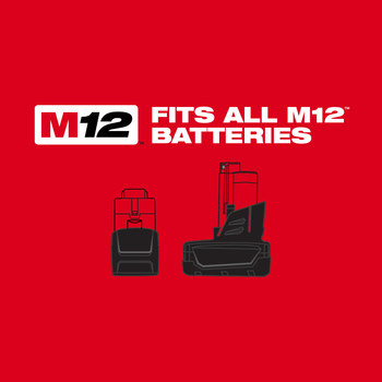 Milwaukee M12 Ratchet Kit 2457-21 - M12 REDLITHIUM Battery - 35 in/lb Max