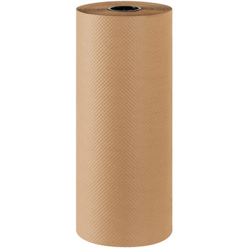 100% Recycled Indented Kraft Paper Roll, 24