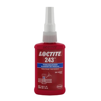 Loctite 243 Blue Threadlocker IDH:1329467, Medium Strength, 50 ml Bottle