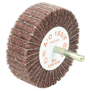 Weiler Flap Wheel 54507 - Aluminum Oxide - 3 in - Very Fine