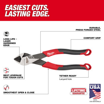 Milwaukee MT557 Pliers - Steel - 7 in - 59554