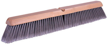 Weiler 420 Push Broom Head - 24 in - Polystyrene - Grey - 42042