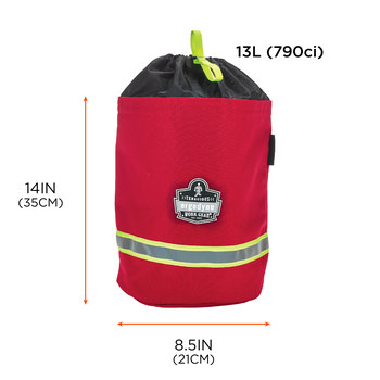 Ergodyne Arsenal GB5080 Red Nylon/Polyurethane Protective Duffel Bag - 8 in Width - 8 in Length - 14 in Height - 720476-13080