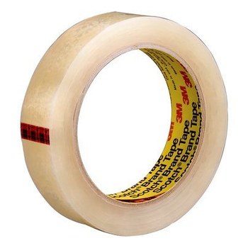 3M Scotch 600 Clear Box Sealing Tape - 1/2 in Width x 72 yd Length - 2.3 mil Thick - 74896