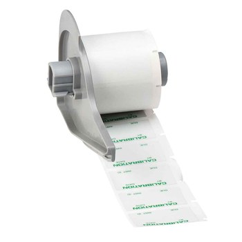 Picture of Brady MetaLabel Green on Gray Polyester Thermal Transfer M7-30-428-CALI Metalized Printer Labels (Main product image)