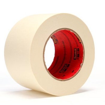 3M Scotch 213 High Performance Tan High Performance Masking Tape - 3 in Width x 60 yd Length