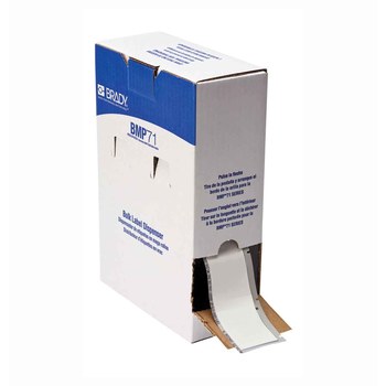 Picture of Brady PermaSleeve White Heat-shrink Polyolefin Thermal Transfer BM7C-1000-342 Heat Shrink Wire and Cable Label Tape (Main product image)