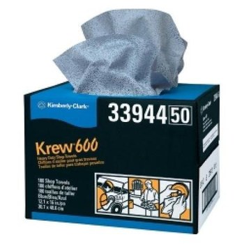 Picture of Kimberly-Clark 33944 Krew 600 Blue Shop Towel (Main product image)