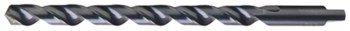 Cleveland 2540 1/2 in Heavy-Duty Taper Length Drill - Notched 118° Point - 5.75 in Spiral Flute - Right Hand Cut - 7.75 in Overall Length - High-Speed Steel - 0.5 in Shank - C09560