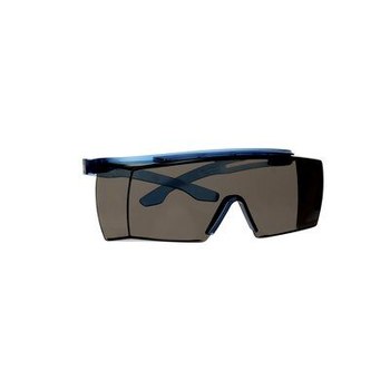 3M SecureFit 3700 OTG Series Safety Glasses F3702AS-BLU - AS Gray Lens, Blue Temples