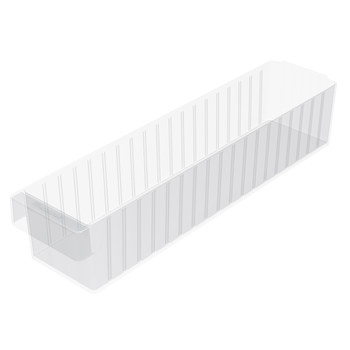 Picture of Akro-Mils 31164CRY Akrodrawer 25 lb Clear Polystyrene Shelf Storage Bin (Main product image)