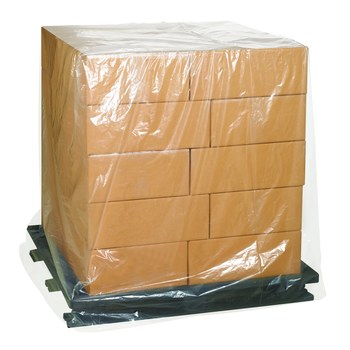 Clear Pallet Covers - 73 in x 51 in - 3 Mil Thick - 6598