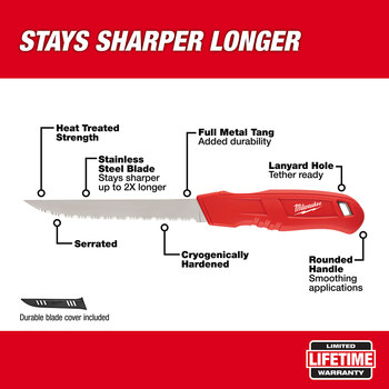 Milwaukee 48-22-1922 Insulation Knife - Polypropylene - 11.75 in - 34684