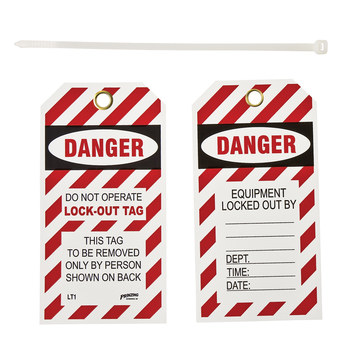 Picture of Brady LT10 Lockout / Tagout Tag (Main product image)
