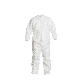 Picture of Dupont White Medium Isoclean, Tyvek Cleanroom Coveralls (Main product image)