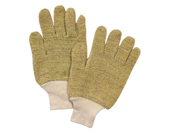 Picture of Sperian TK14A White Cotton/Polyester/Terry Cloth Full Fingered General Purpose Gloves (Main product image)