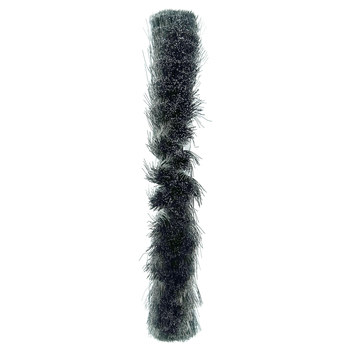 Weiler 09510 Wheel Brush - 12 in Dia - Knotted - Standard Twist Steel Bristle