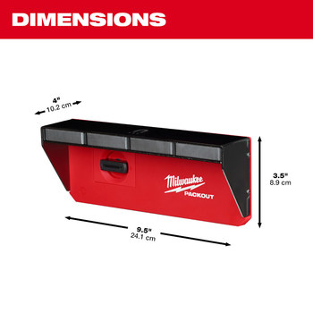 Milwaukee PACKOUT Magnetic Rack 48-22-8346 - Polymer/Steel
