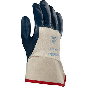 27-805 NITRILE COATED SAFETY GLOVES 10 (COTTON PAIR BLUE)