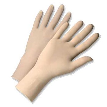 Picture of West Chester Posishield 2500I White Small Latex Powdered Disposable Gloves (Main product image)