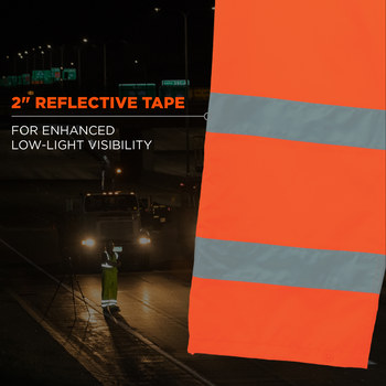 Ergodyne Glowear Rain Pants 8915 24414 - Size Large - High-Visibility Orange