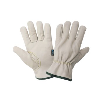 Global Glove 3200CTH Beige Large Cowhide Leather Driver's Gloves - 3200CTH-9(L)