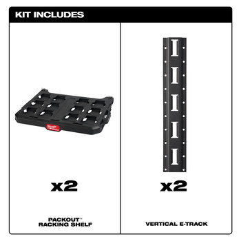 Milwaukee PACKOUT 4.1 in Racking Kit 48-22-8480 - Polymer