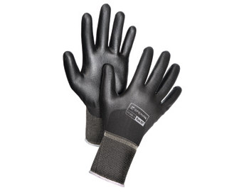 Picture of Sperian Pure Fit PF560 Black Small Nylon Full Fingered Work Gloves (Main product image)