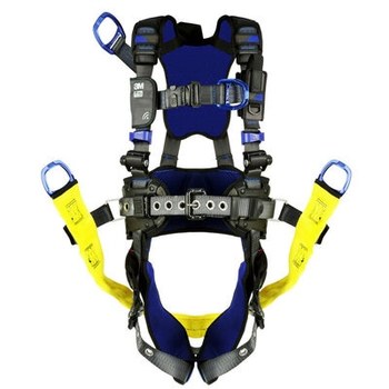 Picture of DBI-SALA ExoFit X300 1113297 Gray Large Construction-Style Back, Hip, Leg, Suspension Seat Padding Body Harness (Main product image)