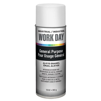 Krylon Work Day General Purpose Glos White Spray Paint A04401