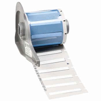 Picture of Brady PermaSleeve White Polyolefin Thermal Transfer M7-125-175-344 Heat Shrink Wire & Cable Labels (Main product image)