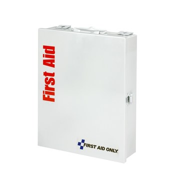 First Aid Only First Aid Cabinet Without Medications - 9 in Width - 11.25 in Length - 3 in Height - Metal Case Construction - 092265-90658
