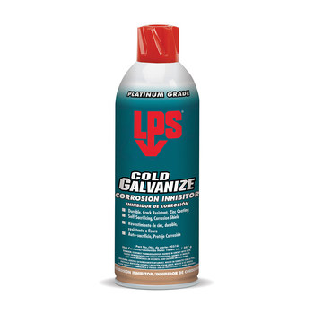 LPS Cold Galvanize Rust Inhibitor, Gray, 14 oz | RSHughes.com