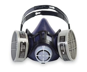 Picture of Sperian Survivair Premier S-Series Blue Large Silicone N95 Half Facepiece (Main product image)