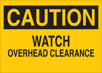 Picture of Brady B-120 Fiberglass Reinforced Polyester Rectangle Yellow English Equipment Safety Sign part number 70579 (Main product image)