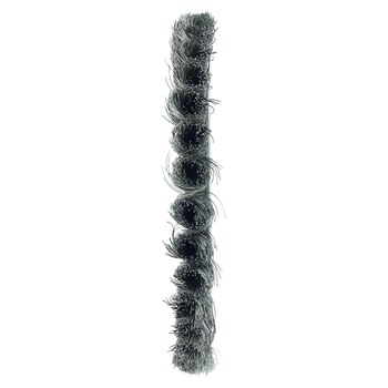 Weiler 08138 Wheel Brush - 8 in Dia - Knotted - Standard Twist Steel Bristle