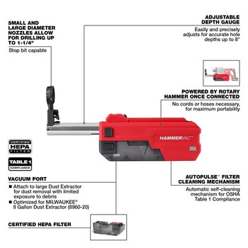 Milwaukee Dust Extractor 2916-DE