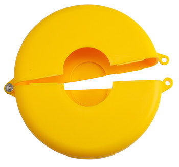 Picture of Brady Yellow Polypropylene Gate Valve Lockout (Main product image)