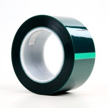 3M 8992 Green Polyester Masking Tape - 2 1/4 in Width x 72 yd Length