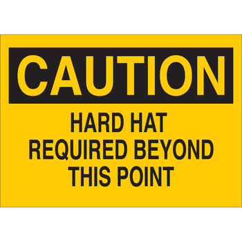 Picture of Brady B-836 Polypropylene Rectangle Yellow English PPE Sign part number 78036 (Main product image)